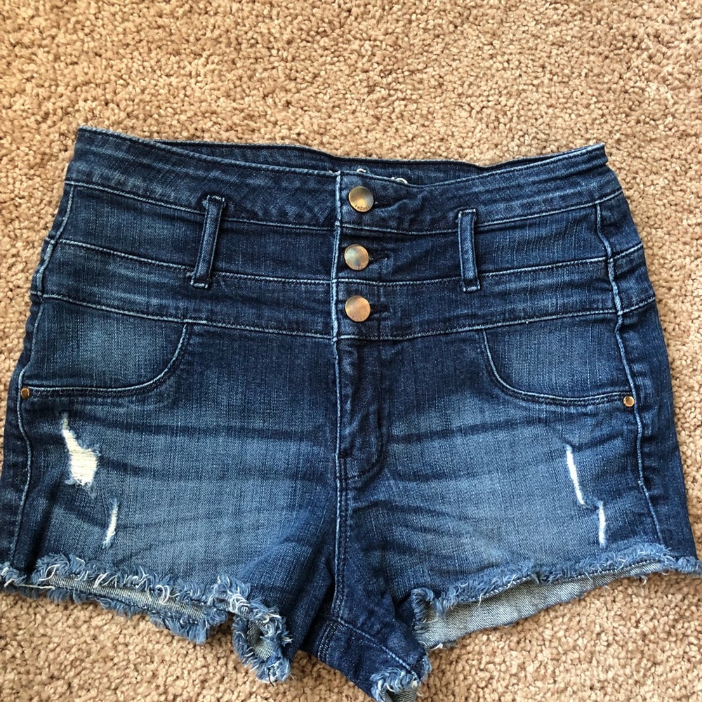 Denim shorts